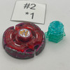 TAKARA TOMY Earth Aquilla 145WD Beyblade Metal Fight / Metal Fusion BB-60 04 Custom Combo 1[USED]