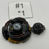 TAKARA TOMY Lightning L-Drago 100HF,Kyokuryuu Version, BLACK GOLD Beyblade Metal Fight / Metal Fusion BB-00 [USED]