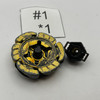 TAKARA TOMY Lightning L-Drago 100HF,Kyokuryuu Version, BLACK GOLD Beyblade Metal Fight / Metal Fusion BB-00 [USED]
