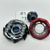 TAKARA TOMY Super Hyperion Giga Metal Dimension 4A Burst DB QuadDrive Beyblade B-196 04 [USED]