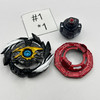 TAKARA TOMY Super Hyperion Giga Metal Dimension 4A Burst DB QuadDrive Beyblade B-196 04 [USED]