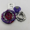TAKARA TOMY Roar Bahamut / Balkesh Karma Metal Drift-6 (Violet Ver.) Burst DB Beyblade B-190 [USED]