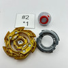 TAKARA TOMY Rock Dragon 5 Jaggy' Sou (Gold Turbo Ver.) B-158 03 Burst Rise Gatinko Beyblade [USED]