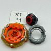 TAKARA TOMY Curse Deathscyther 8' Zeta' 1S B-176 04 Burst Surge Beyblade [USED]