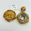 TAKARA TOMY King Helios Survive 1B (Fire Gold Ver.) B-178 02 Burst Surge SuperKing Beyblade [USED]