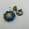 TAKARA TOMY Blue Super Hyperion MR Tapered Zone-2 Burst BU DB Beyblade B-203 [USED]