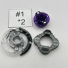 TAKARA TOMY Dark Deathscyther / Doomscizor Force Jaggy *2 Burst Beyblade B-42 [USED]