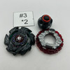 TAKARA TOMY Arc Bahamut / Balkesh 2Bump Atomic God Listing Two Customize Set Burst Beyblade B-98 [USED]