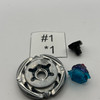 TAKARA TOMY Flame Bull 100RS Metal Fusion Plastic Beyblade BB-45 07 [USED]