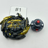 TAKARA TOMY Super Hyperion Black Xceed' 1A Burst DB QuadDrive Beyblade B-196 04 [USED]