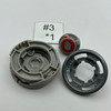 TAKARA TOMY Driger V2 Illegal Wedge Burst DB Ultimate QuadDrive Beyblade B-198 03 [USED]