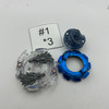 TAKARA TOMY Lost Longinus / Luinor Nine Spiral *3 Burst Beyblade B-66 [USED]