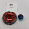 TAKARA TOMY Earth Aquario 90RS Metal Fight / Metal Fusion Beyblade BB-56 Custom Combo[USED]