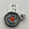 TAKARA TOMY Clear Rock Leone 145WB Metal Fusion Beyblade [USED]