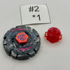 TAKARA TOMY Dark Bull Red 125SF Two Metal Fusion Plastic Beyblade BB-45 07 [USED]