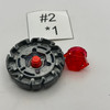 TAKARA TOMY Dark Bull Red 125SF Two Metal Fusion Plastic Beyblade BB-45 07 [USED]