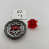 TAKARA TOMY Rock Serpent DF125SF Beyblade Metal Fight / Metal Masters BB-82 07 Custom Combo[USED]