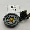 TAKARA TOMY Rock Aries ED145B Metal Fusion Plastic Beyblade BB-45 01 [USED]