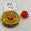 TAKARA TOMY Burn Cancer 125SF Beyblade Metal Fight / Metal Masters BB-96 [USED]