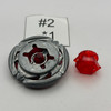 TAKARA TOMY Flame Wolf 125SF Metal Fusion Plastic Beyblade BB-37 08 [USED]