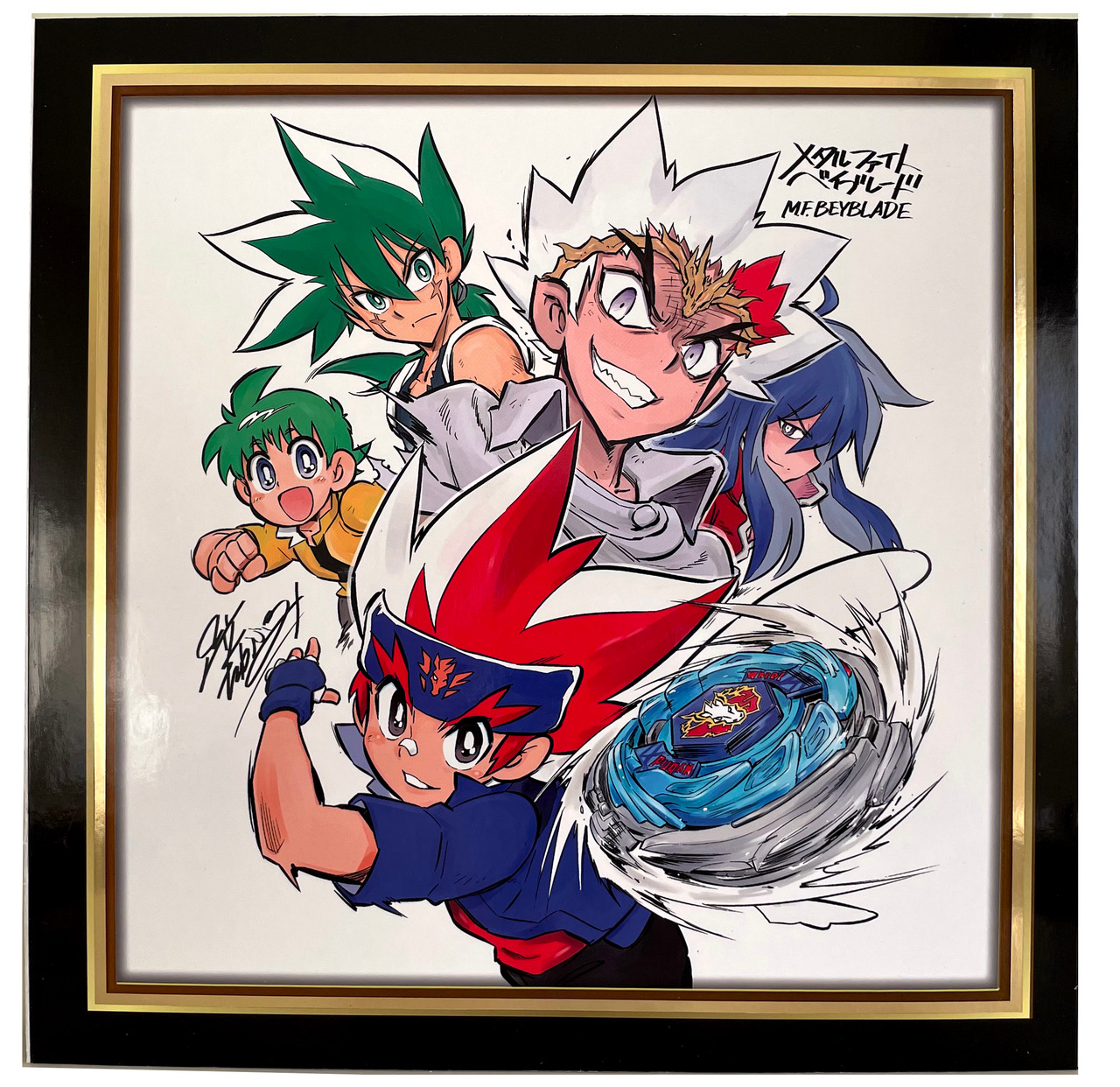 TAKARA TOMY Metal Fight Beyblade Anime 10th Anniversary ARTWORK Portrait -  BeysAndBricks