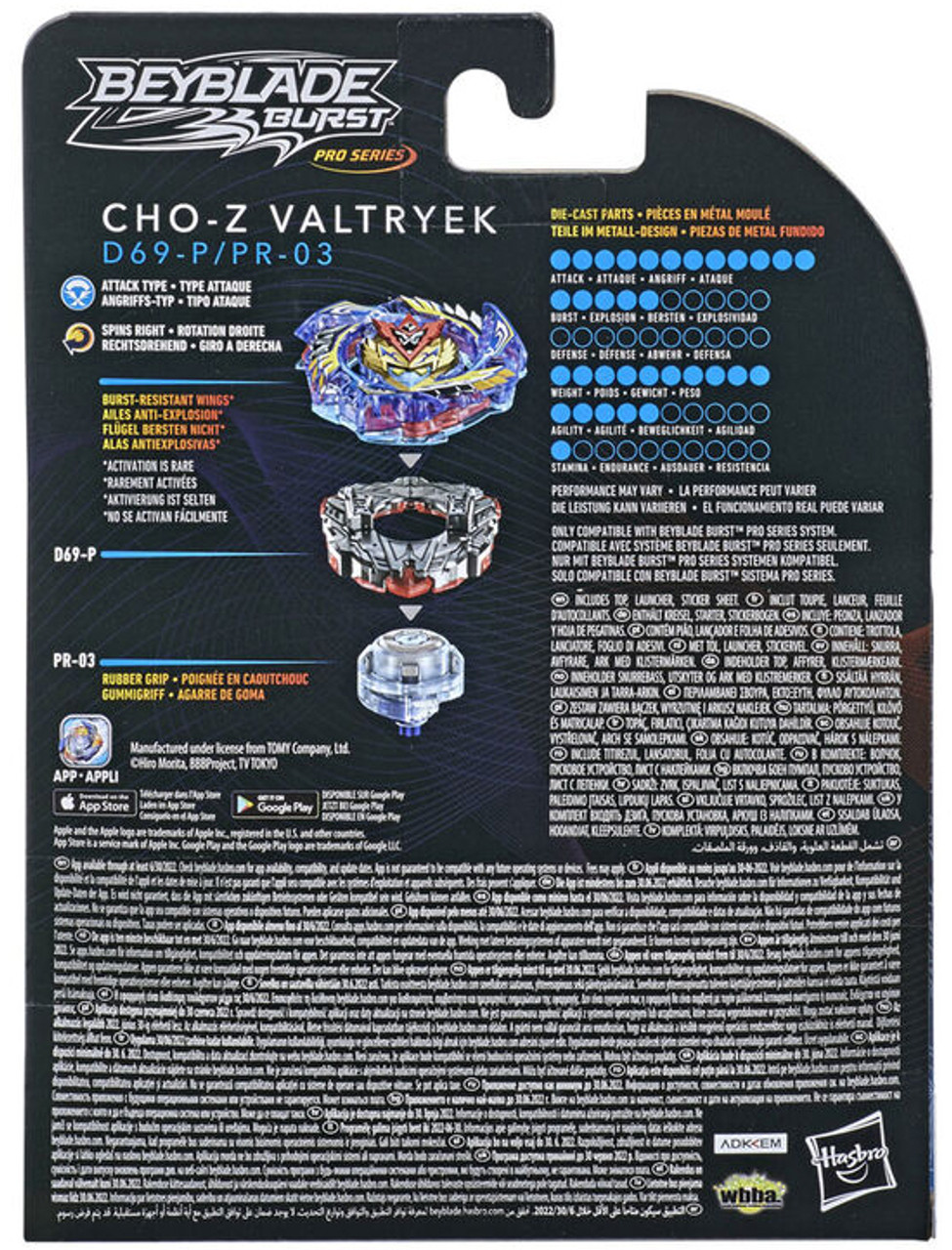 beyblade pro series cho z valtryek