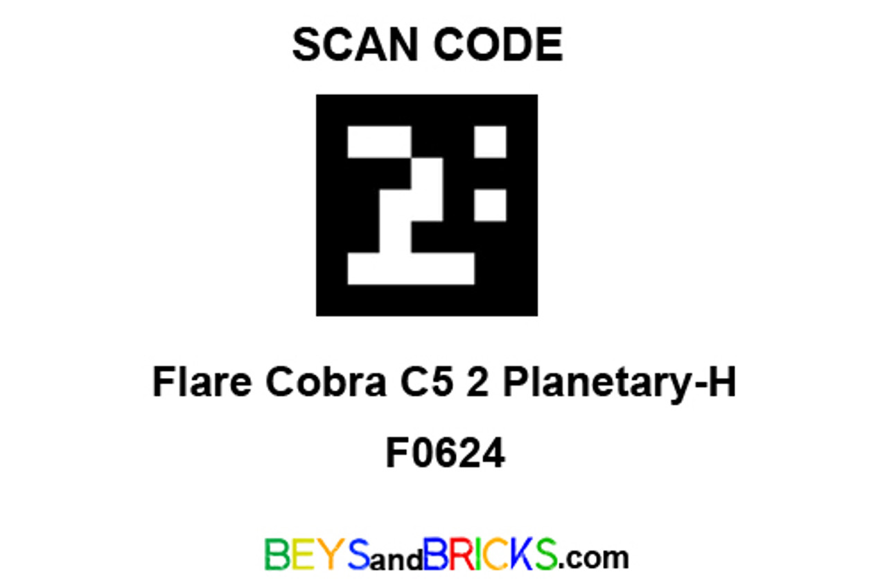HASBRO Flare Cobra C5 Burst Surge HyperSphere Beyblade F0624