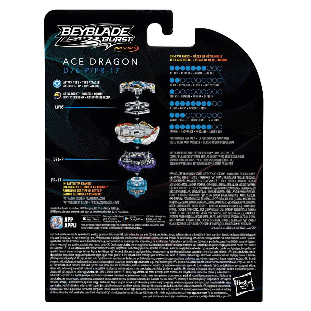 Beyblade Original Hasbro - Ace Dragon D5 - Kerbeus K4 - 2
