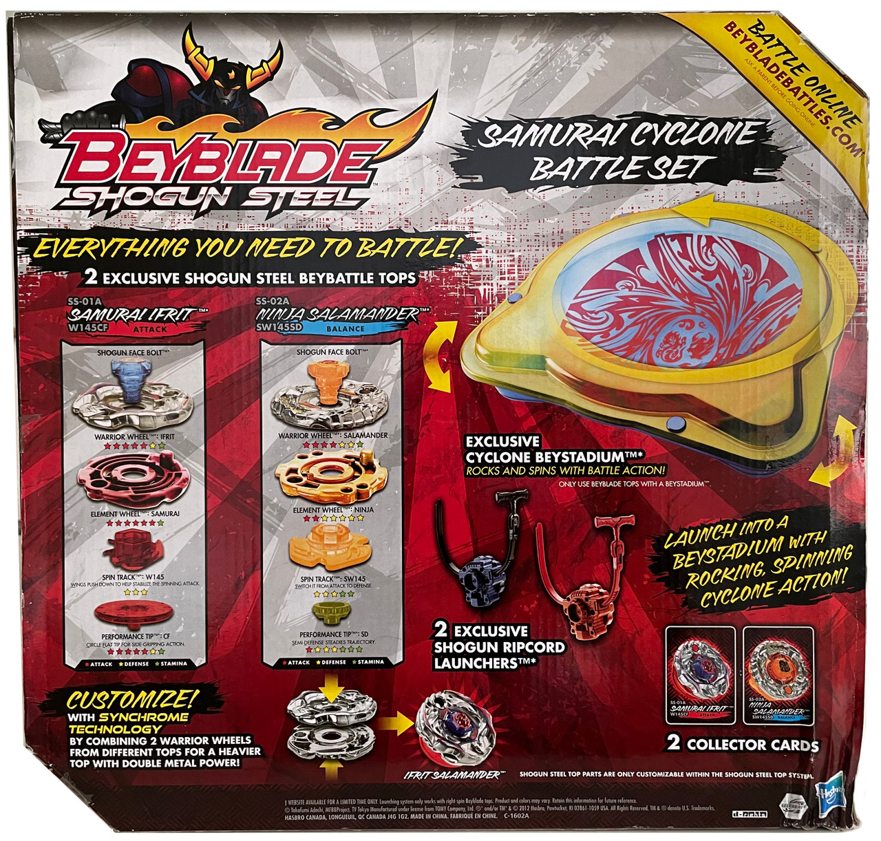 samurai cyclone battle set