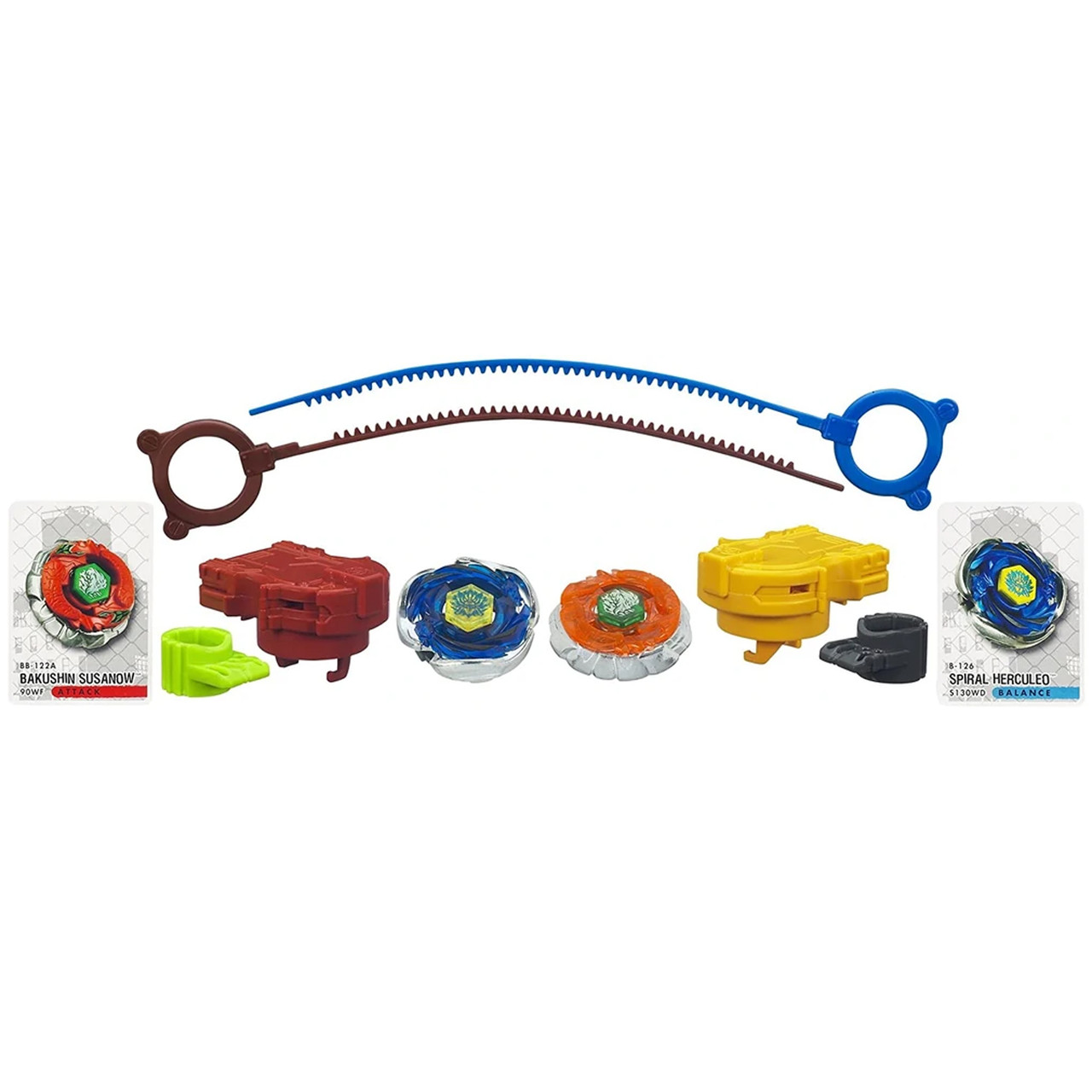 マユライズ 2本セット バブルス HASBRO Ambush Attack Metal Fury Beyblade 2-Pack w/ Bakushin