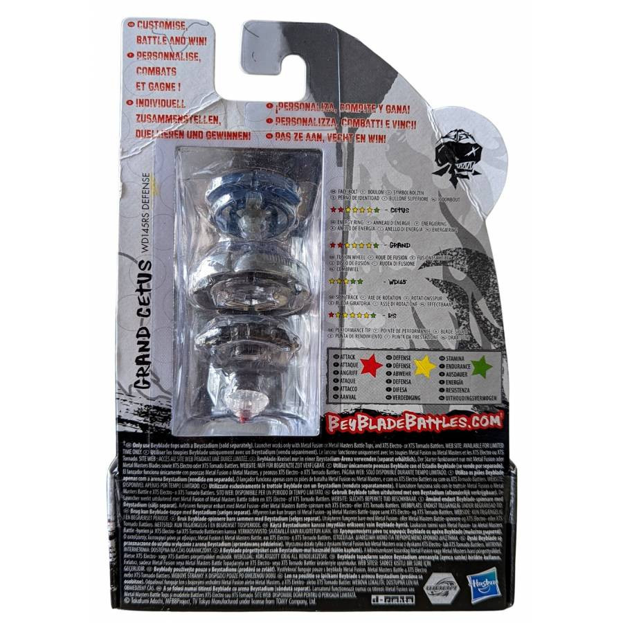 HASBRO Grand Cetus WD145RS Metal Masters Beyblade BB-82A