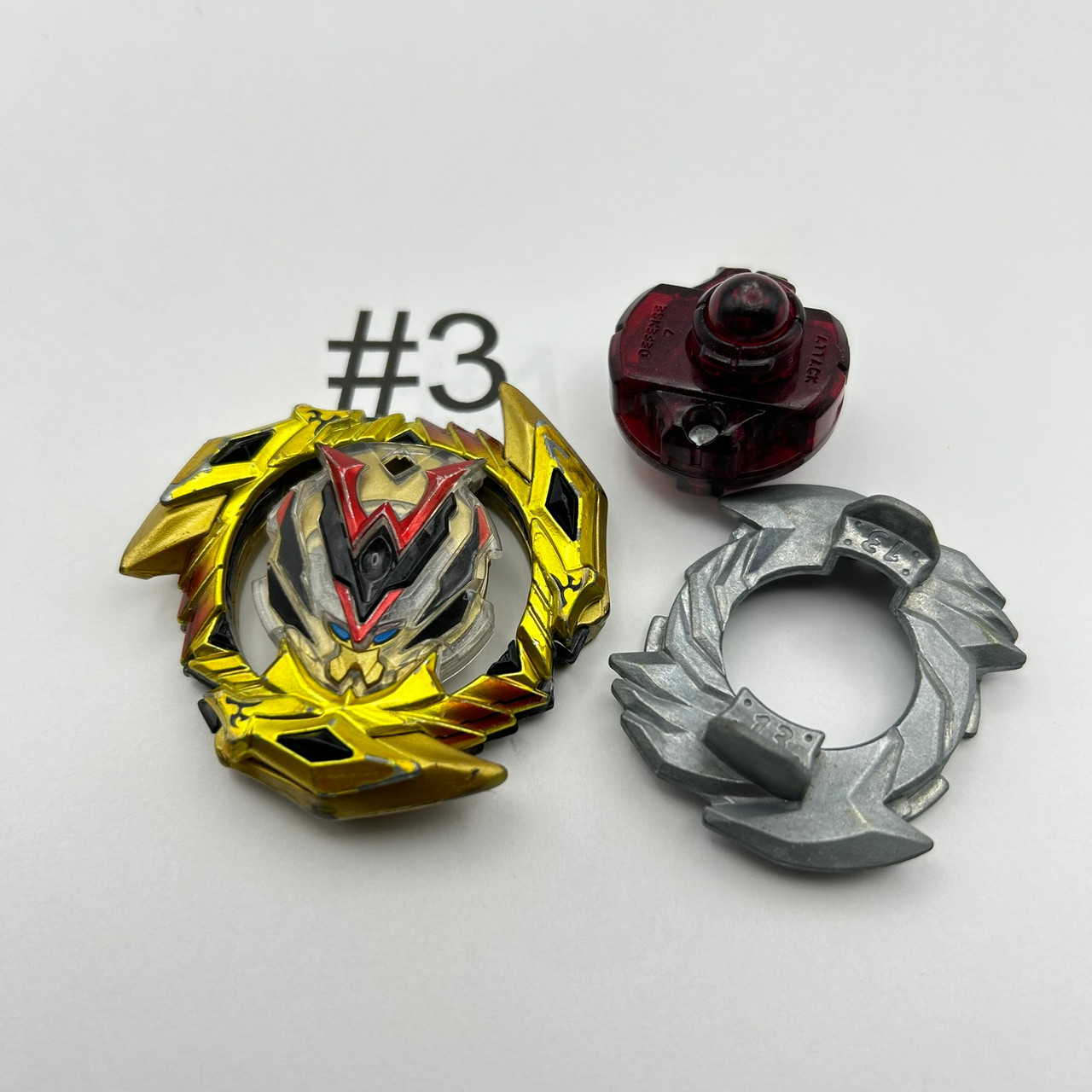 TAKARA TOMY Winning Valkyrie 1' Operate (Gold Ver.) Burst Cho-Z Beyblade  B-132 01 [USED]