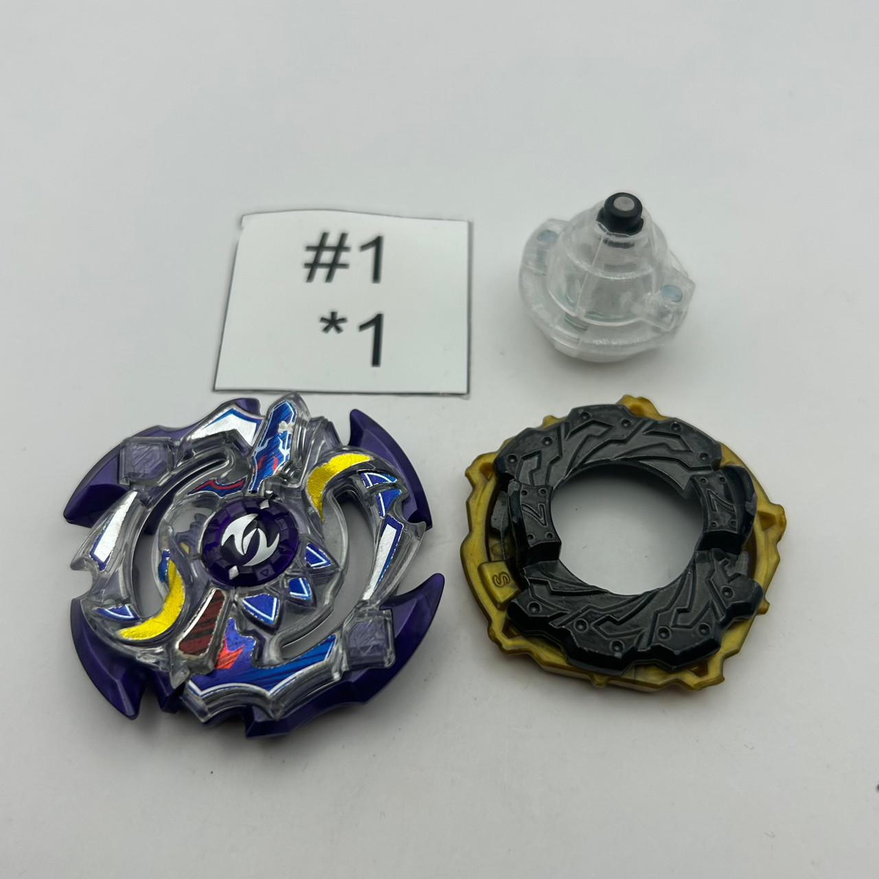 TAKARA TOMY Duo Artemis 7Star Unite Burst God Beyblade B-00 [USED