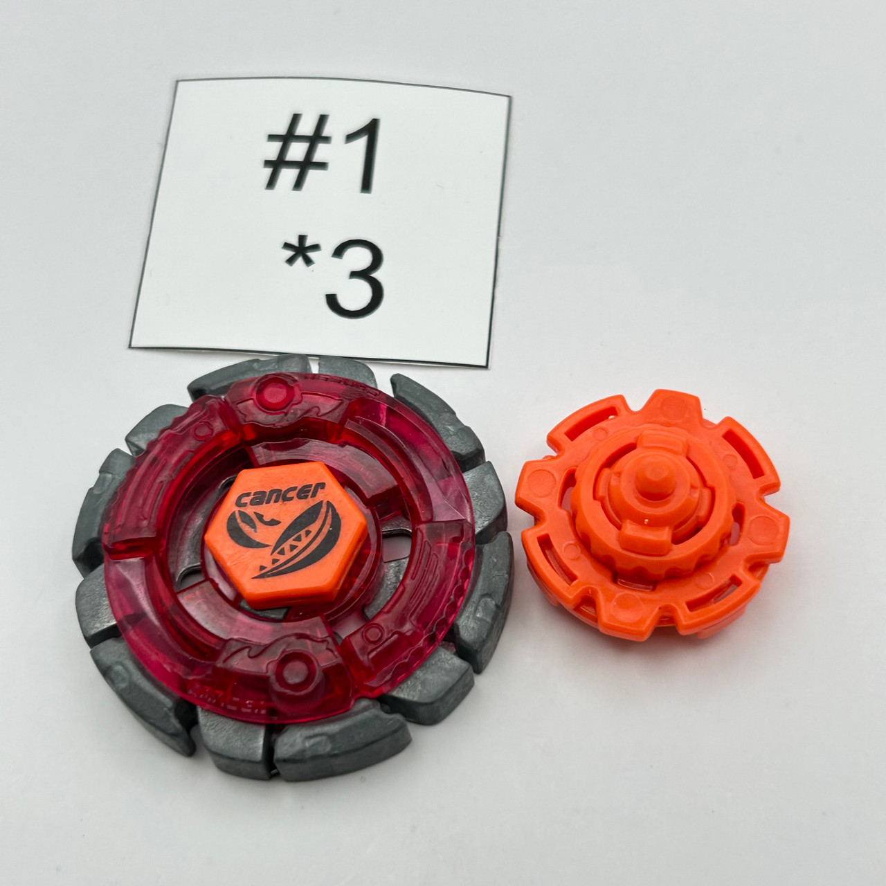 TAKARA TOMY Dark Cancer / Gasher CH120SF Beyblade Metal Fight / Metal  Fusion BB-55 Listing Three [USED]