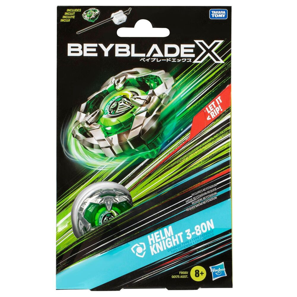 HASBRO Helm Knight 3-80N Beyblade X Starter BX-04 - BeysAndBricks