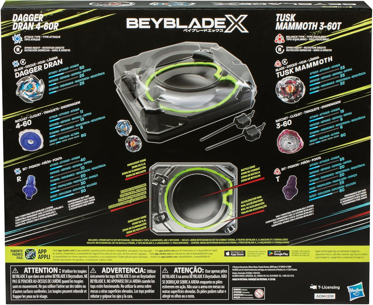 HASBRO Beyblade X Xtreme Battle Set w/ Stadium - BeysAndBricks