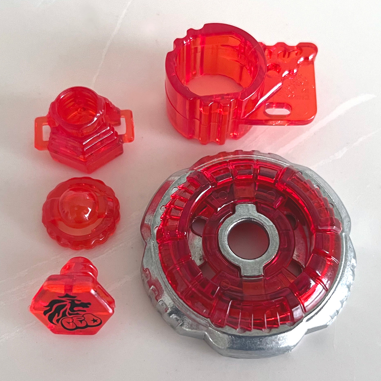 Rock Leone 145WB Metal Fusion Beyblade [Red Fire Lion Version