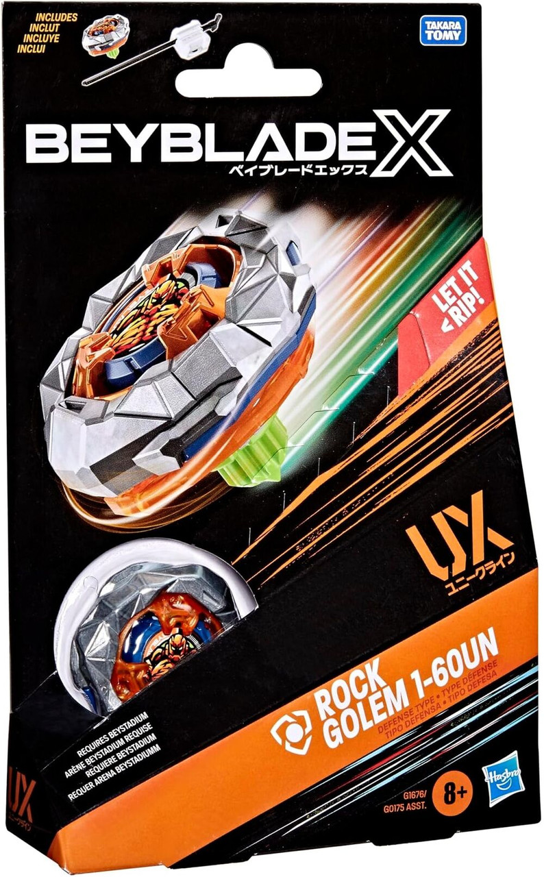 HASBRO Rock Golem 1-60UN Beyblade X Starter UX-13 - BeysAndBricks