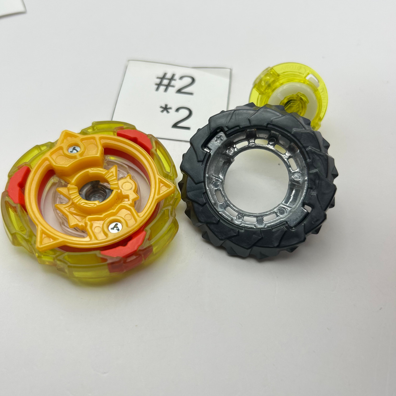 TAKARA TOMY Screw Trident 8Bumb Wedge *2 Burst Beyblade B-103