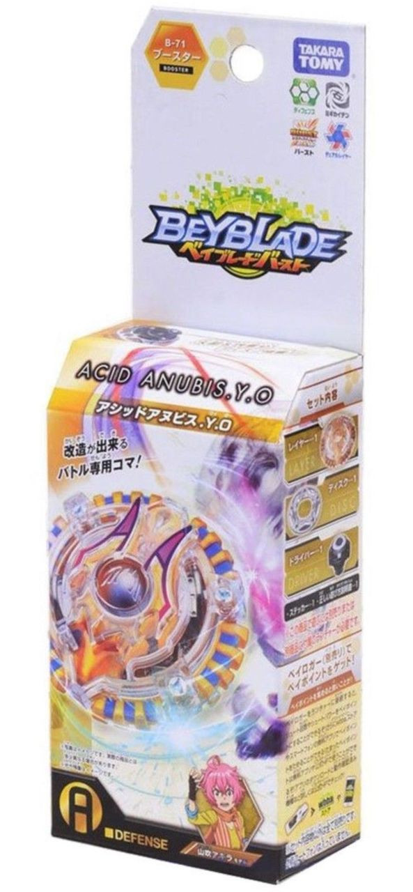 TAKARA TOMY Acid Anubis / Anubion A2 .Y.O Yellow Orbit Burst