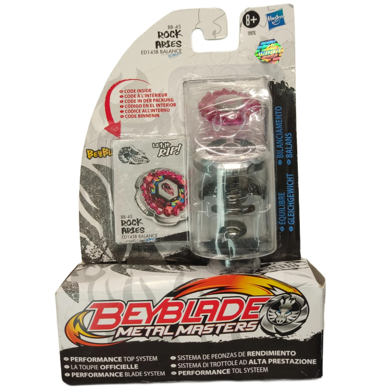 HASBRO Rock Aries ED145B Metal Masters Beyblade BB-45 - BeysAndBricks