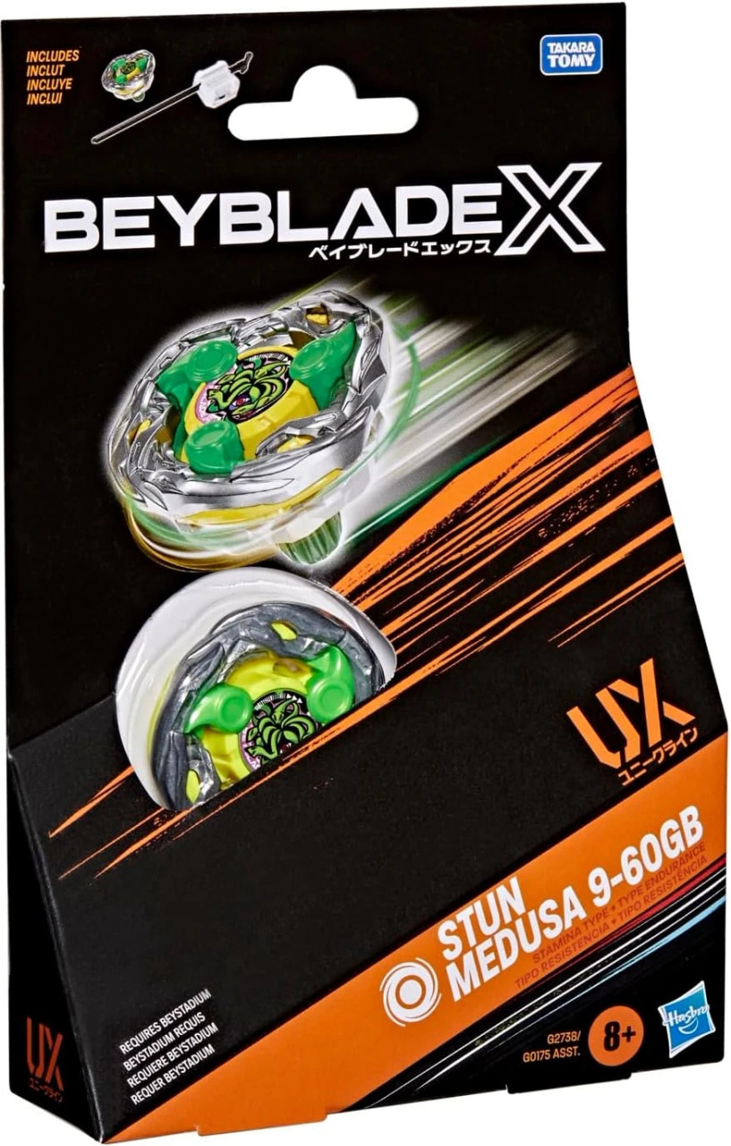 SOULS BOMBER 80｜8個セット HASBRO Stun Medusa 9-60GB Beyblade X Starter G2738 - BeysAndBricks