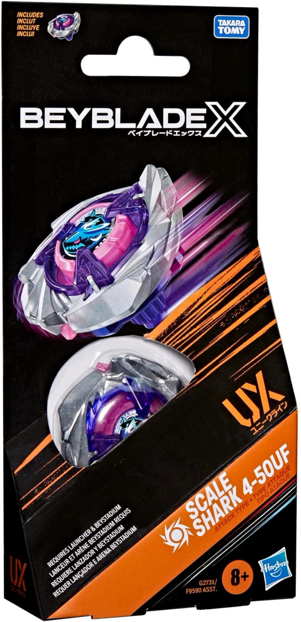 HASBRO Scale Shark 4-50UF Beyblade X Booster G2731 - BeysAndBricks