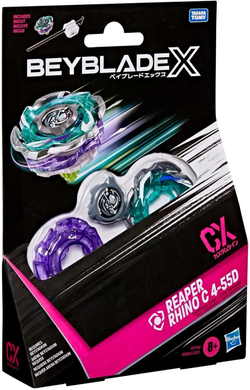 HASBRO Beyblade X Reaper Rhino C4-55D G2746 / CX-05-02 - BeysAndBricks