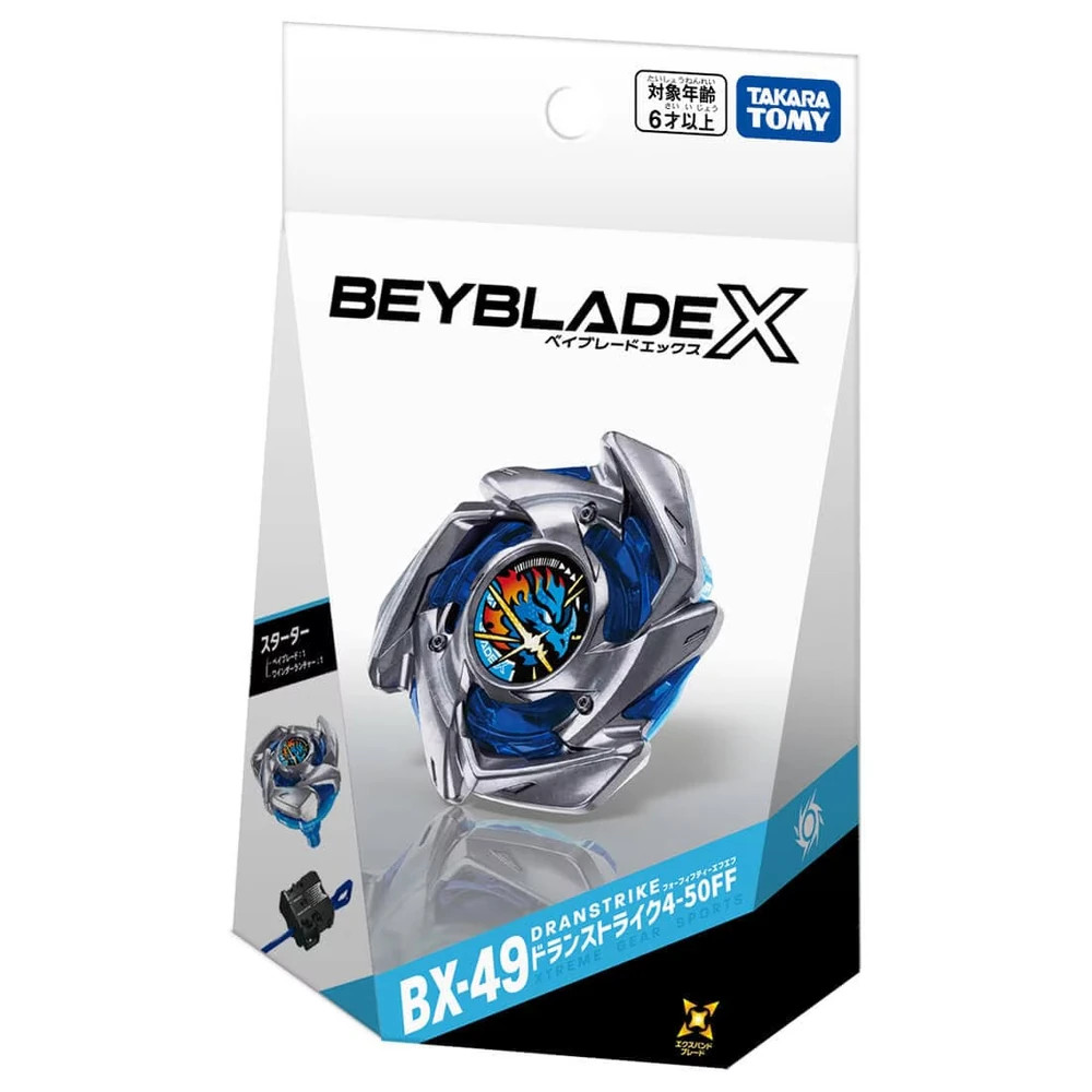 PRE-ORDER] TAKARA TOMY Dran Strike 4-50FF Beyblade X Starter BX-49