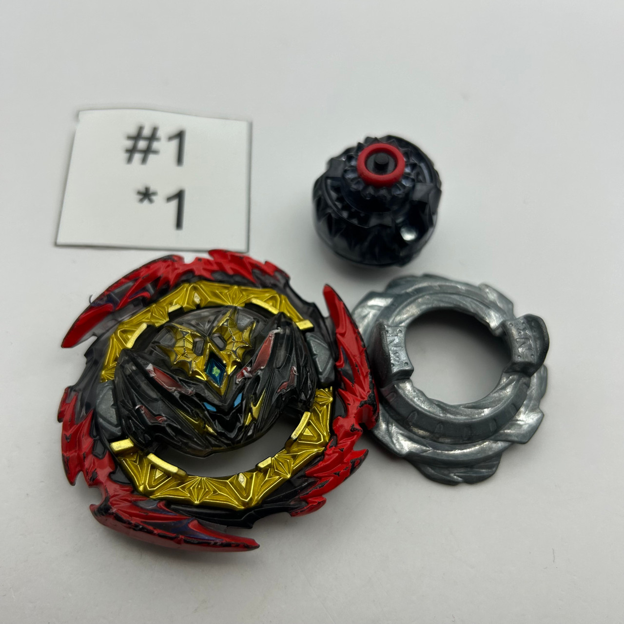 ヘイズ　デスメロン　ブルパレッドテール　オリカラ等　まとめ売り計6個 TAKARA TOMY Devil Belial Nexus Venture Red Burst DB Beyblade B-180