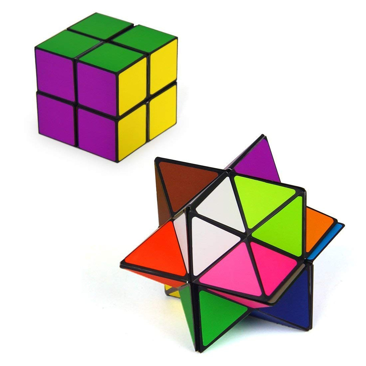 Transforming Geometric Magic Star Puzzle Speed Cube / Skewb