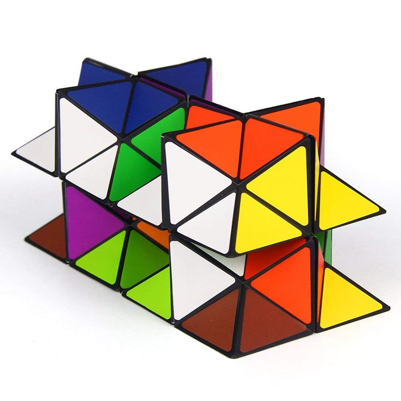 Transforming Geometric Magic Star Puzzle Speed Cube / Skewb