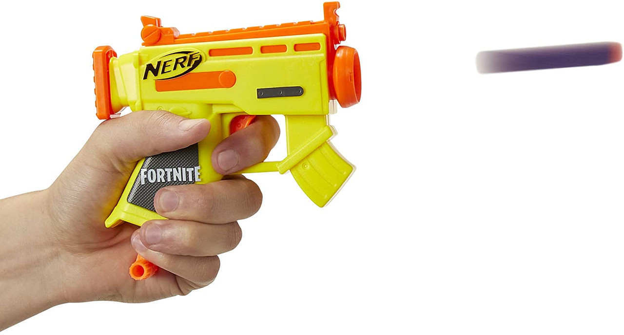 New Hasbro Mini Nerf N Strike Jolt Blaster Dart Gun Both Orange w/ 2 Darts