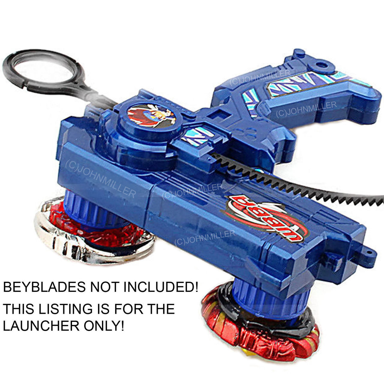 Beyblade Duotron Dual Launcher / Ripper, BLACK BeysAndBricks